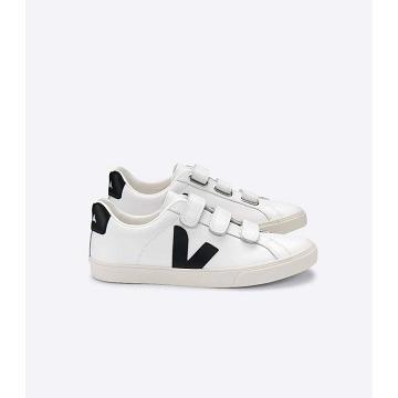 Veja 3-LOCK LEATHER Sneakers Heren White/Black | NL 300NWY